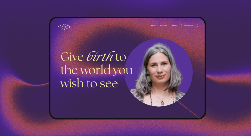 Aimee Hamblyn Brand Webpage Mockup